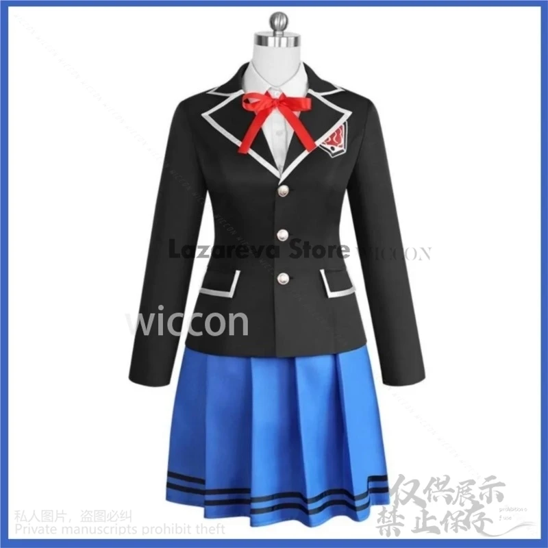 Anime Date Cosplay A Live Tobiichi Origami Costume Wig Japan Korea JK School Uniform Skirt Woman Sexy Lovely Suit Customized Cos