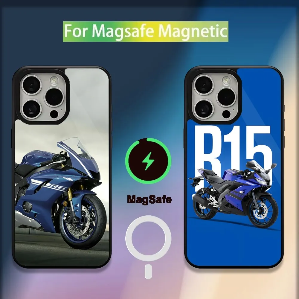 Sport Y-Yamahaes-S Cool Motorrad Phone Case For iPhone 16,15,14,13,12,11,Plus,Pro,Max,Mini Magsafe Magnetic Wireless Charging