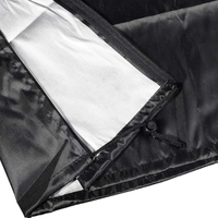 652F Durable 420D Oxford Fabric Parasol Cover with Zip Waterproof and Weather Resistance Fit Most Umbrellas