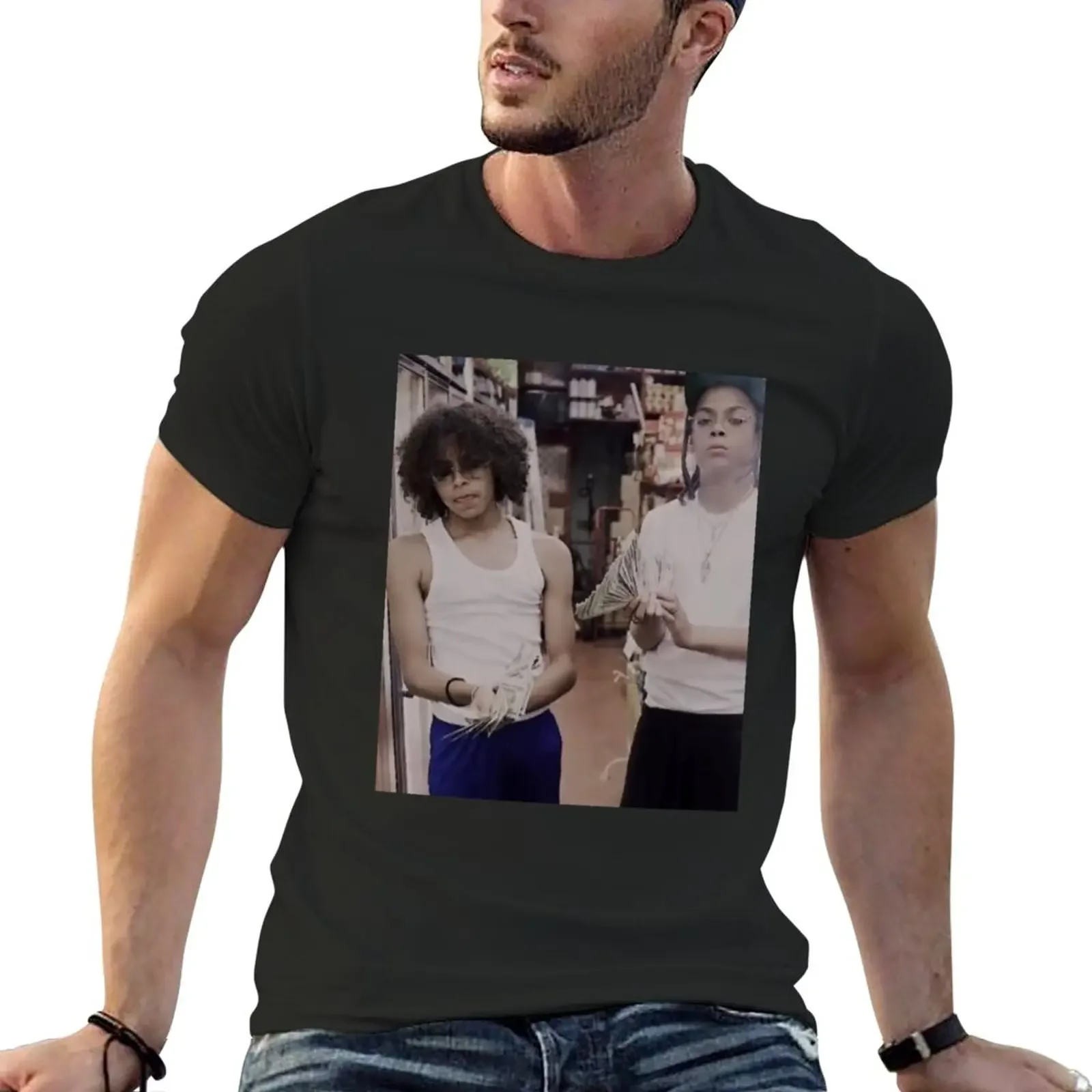 

Dd osama and friends T-Shirt boys whites oversized mens graphic t-shirts pack