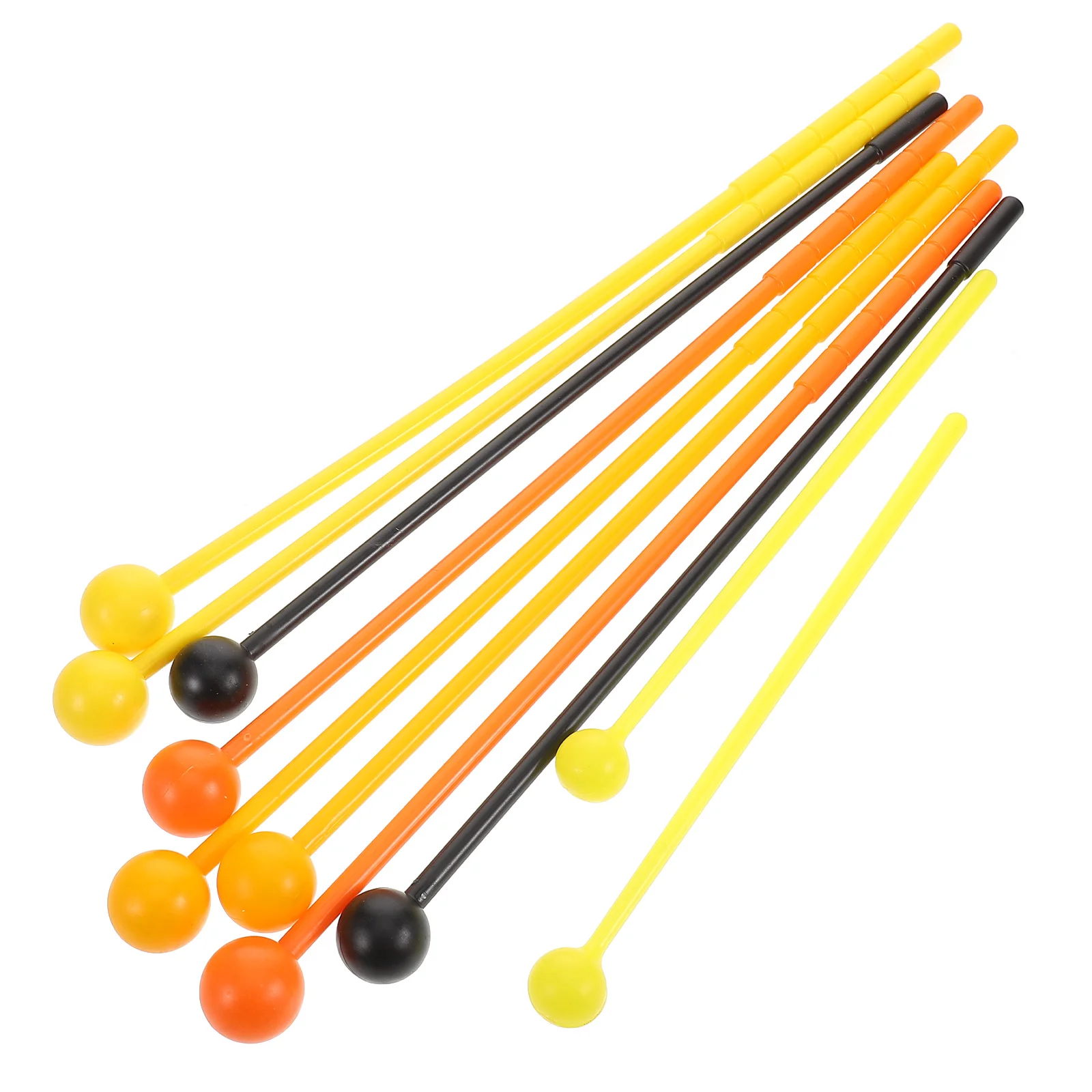 

10Pcs Drumsticks Set Plastic Percussion Mallets Hammer For Glockenspiel Xylophone Musical Instrument Accessories