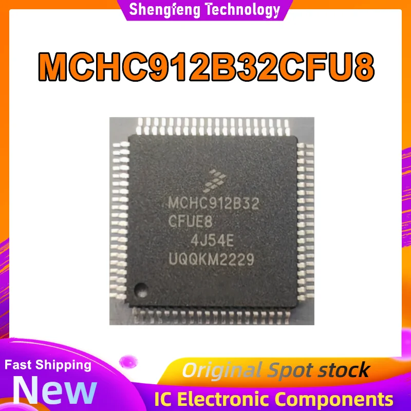 

Новый оригинальный MC68HC912B32CFU8 MC68HC912B32 MC68HC912B32CFUE8 QFP-80 в наличии