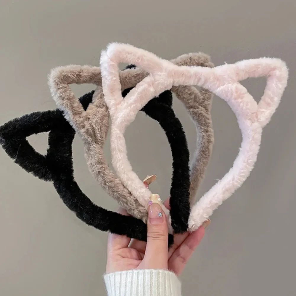 Lovely Cat Ear Headband Soft Furry Rabbit Ear Hairband Hoop for Women Lolita Cosplay Costume Party Headwear Hair Accessories New