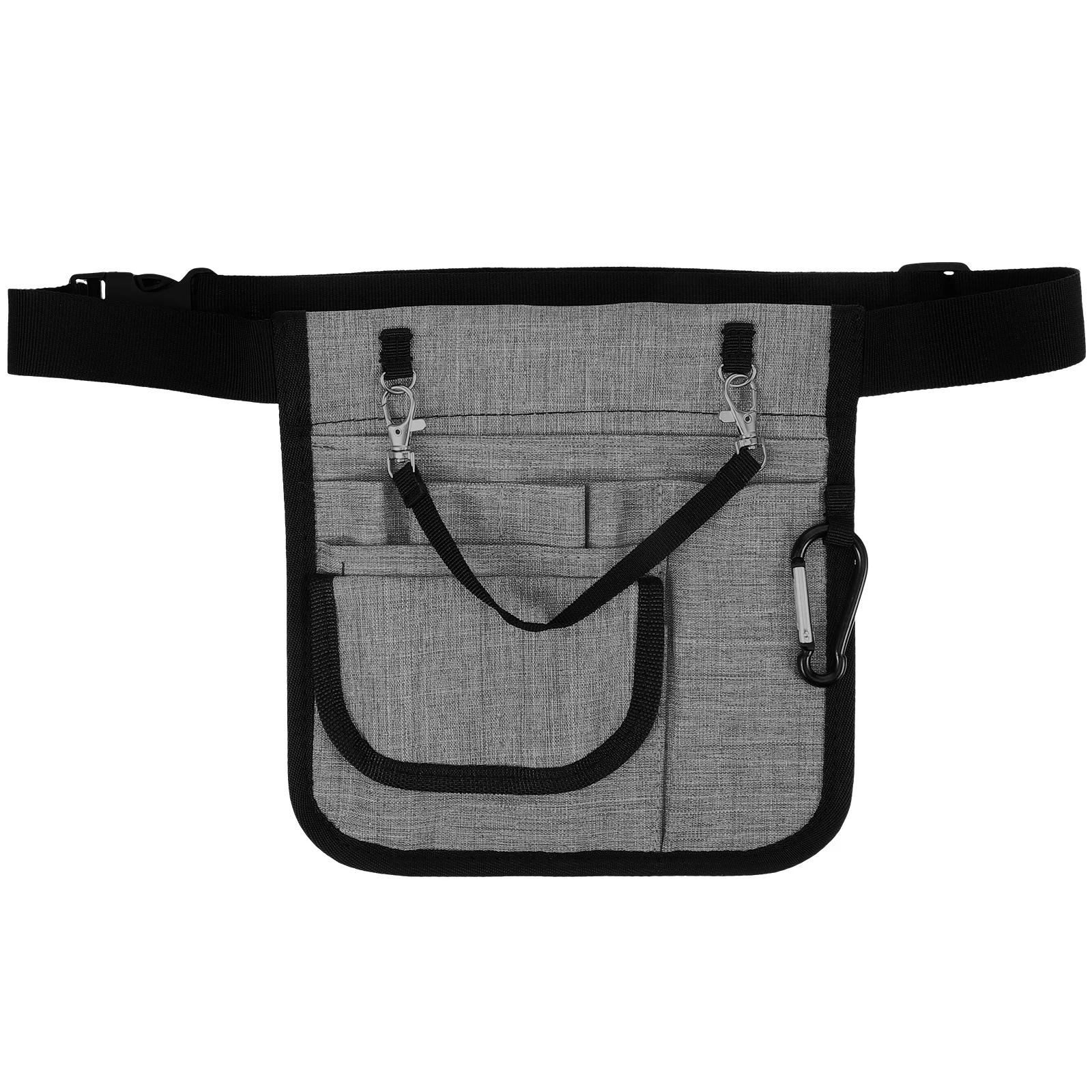 

Nurse Tool Bag Oxford Fabric Waist Pack Large Capacity Hospital Clinic Nursing Supplies Pouch Shoulder Crossbody Storage Gray