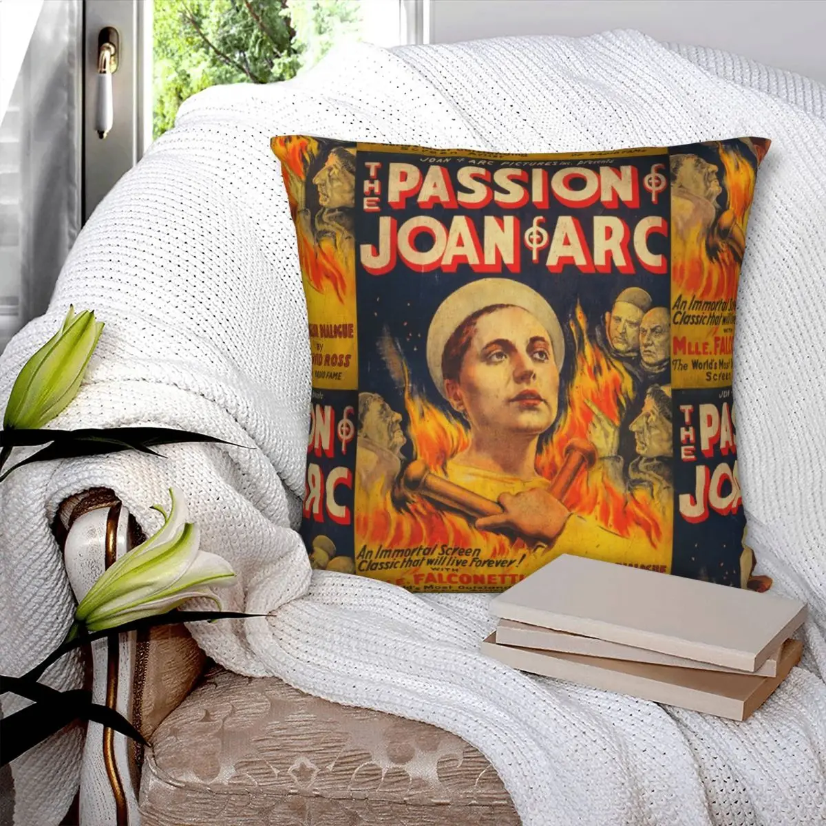 The Passion Of Joan Of Arc 1928 Square Pillowcase Polyester Pillow Cover Velvet Cushion Decor Comfort Throw Pillow For Home Sofa