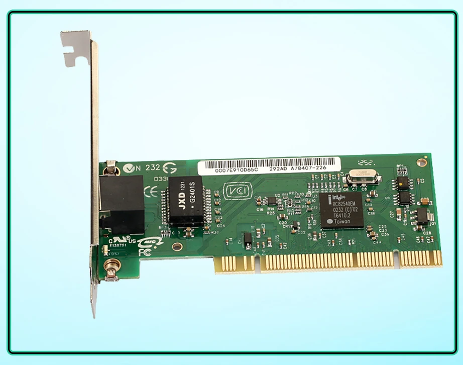Diewu Intel 82541 PCI Lan Card 8391GT PC Network Interface Card NIC