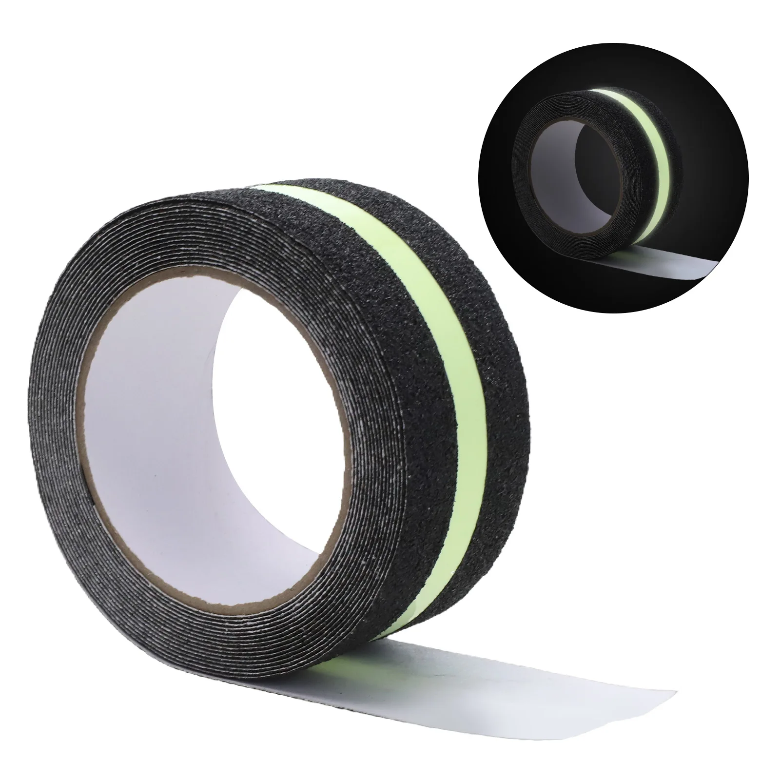 5CM X 5/2M Anti Slip Traction Tape Glow In Dark Green Stripe Friction Abrasive Stair Step Anti-slip Strips Anti-slip Tape