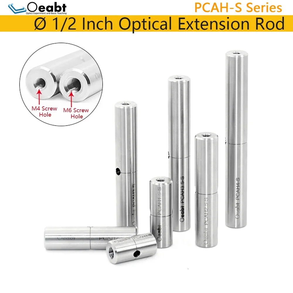 Imagem -02 - Optical Post Pcah-s Series Vacuum Post Compatível m6 m4 Tap Haste de Extensão Óptica Suporte Rod Aço Inoxidável