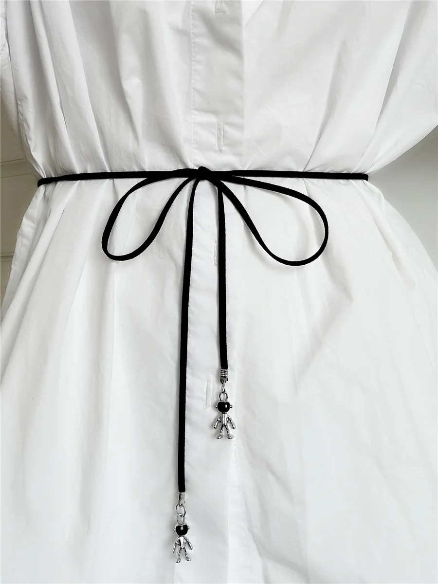 

Retro Women Waist Belt Slim Corset Belts Thin Knot Rope Decorative Dress Female Vintage Accessories Chain Waistband Girls Straps
