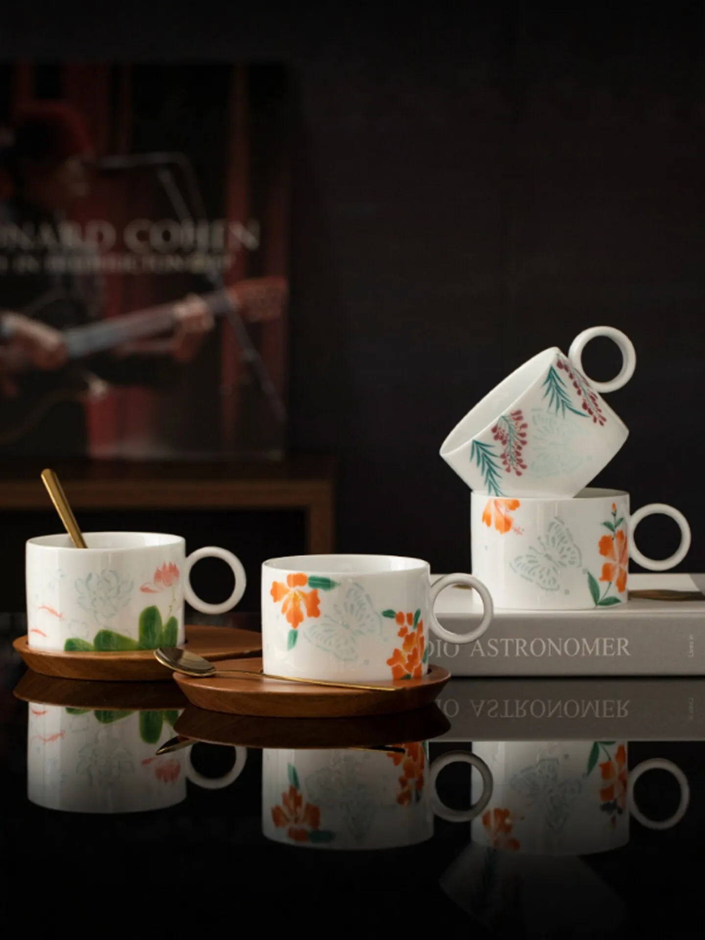 elegant-ceramic-coffee-cup-set-with-saucer-and-spoon-for-office-use-afternoon-tea-high-end-gift-lightweight-porcelain-cup