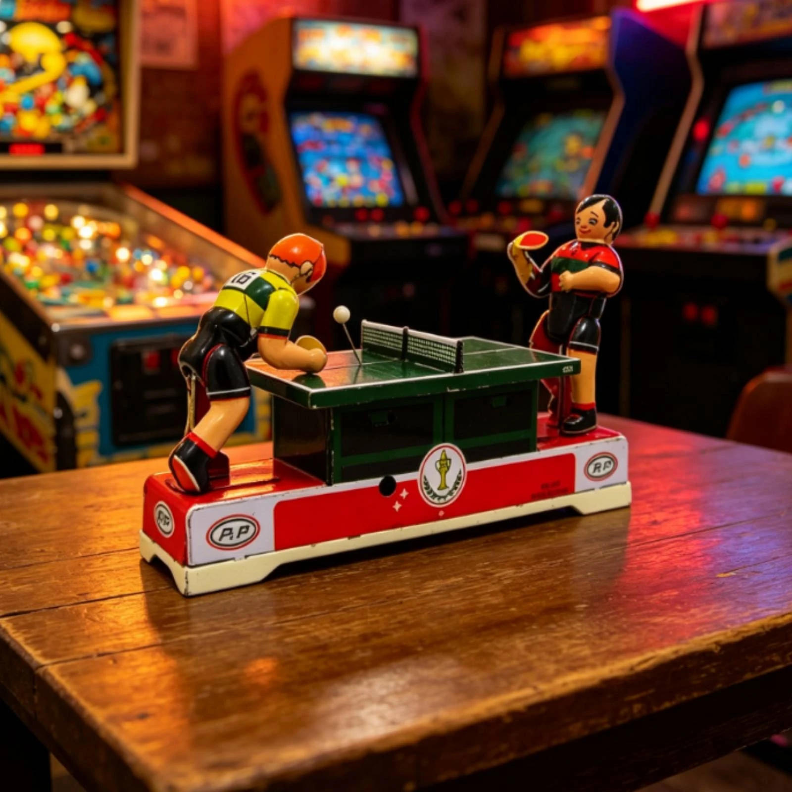 wind-up-table-tennis-game-with-key-collectible-tinplate-table-tennis-toy-tinplate-toy-with-table-tennis-players-nostalgic-unique