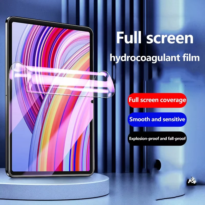Full Coverage Hydrogel Film For Samsung Galaxy Tab S9 FE Plus S7 FE S8 Plus S6 Lite A8 A9 A7 Lite Soft Film Not Tempered Glass