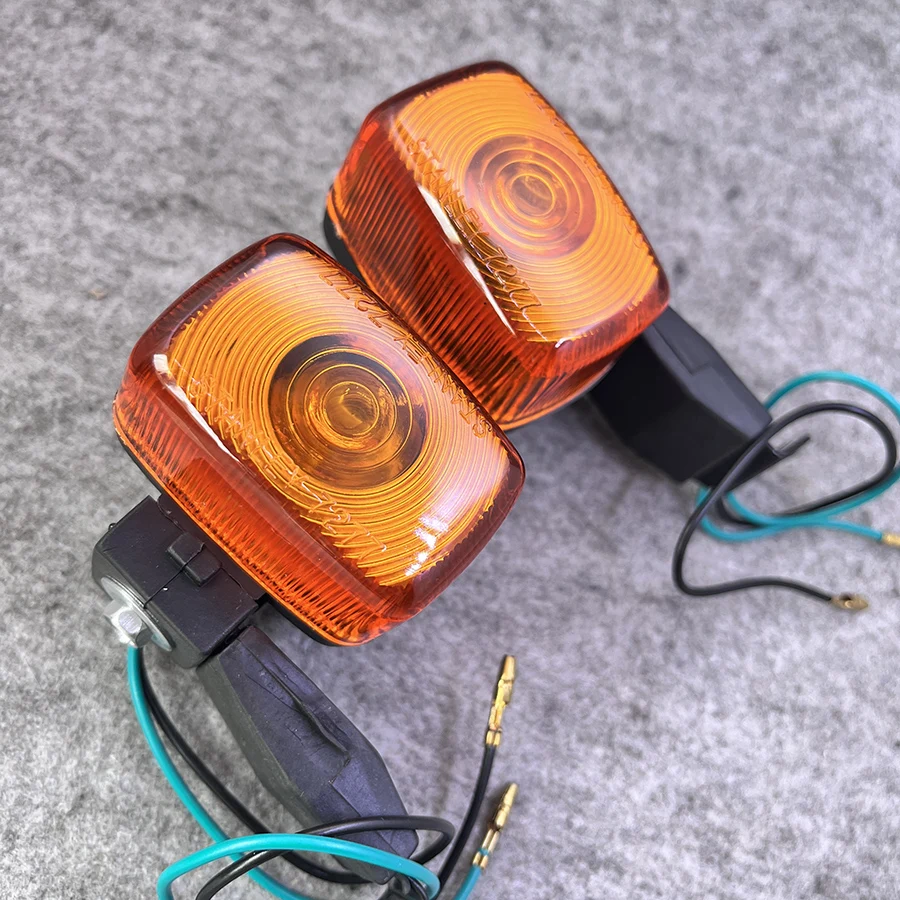 Yecnecty 2X Motorcycle Turn Signal Light Front Rear Motorbike Indicator Lamp For Yamaha TTR250 KLX250 XR250 XT225 Deer 225