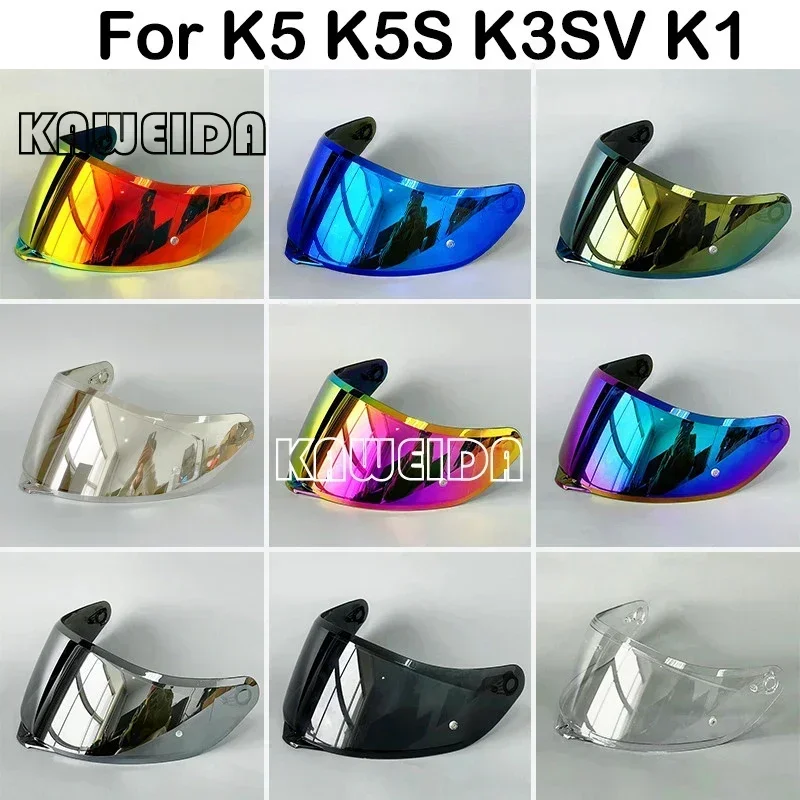 AGV용 K5 K5S K5-S K3SV K1 K1S 컴팩트 ST 오토바이 헬멧 바이저 렌즈 쉴드 안경 풀 페이스 핀 액세서리 파라 모토 카스크