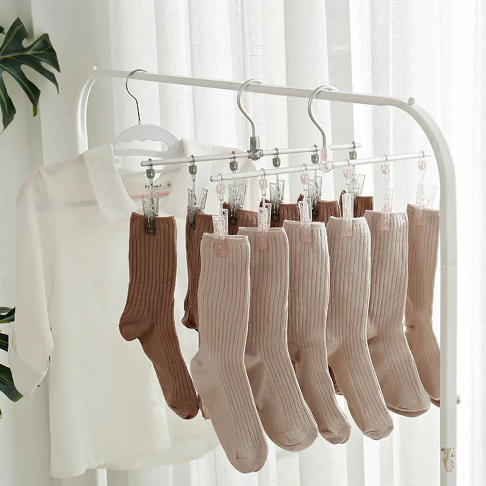 

1pc Aluminum Alloy Clips Home Sock Pin Underwear Clamp Strong Clothes Hanger Multi Purpose Socks Pin Drying Kids Newborn