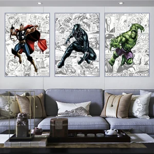 Mini Marvel Avengers Home Decoration Impression 10 Hauptverkaufsrahmen Black Pantera - №4