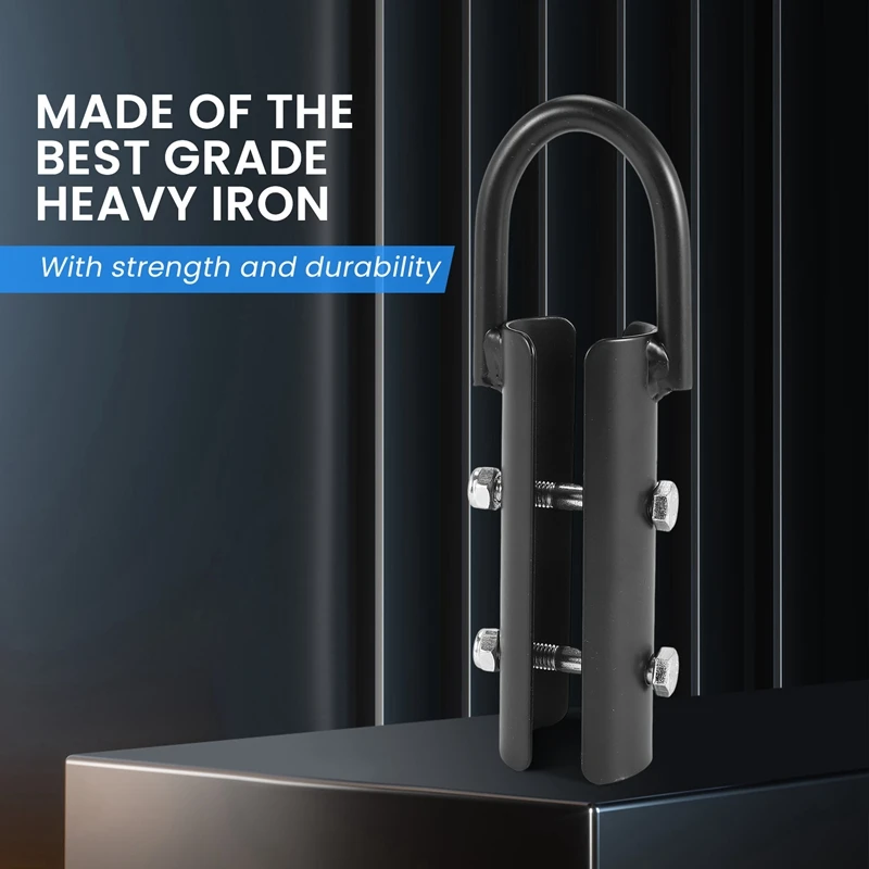 クライミングロープクランプ、ロープクライミングワークアウトリグアタッチメントフック 1.5インチロープクラスプフィットネス機器筋力トレーニング用