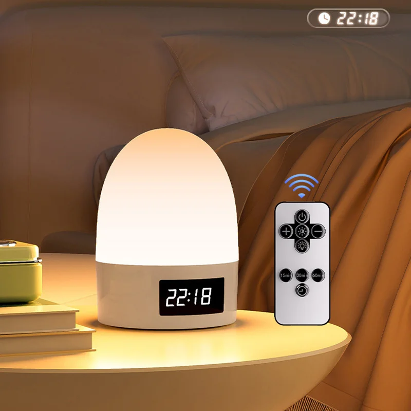 

Night Light Touch Rechargeable 3 Color Wireless Baby's Room Bedside Lamp USB LED Night Light Ambient Soft Light For Kids Gift