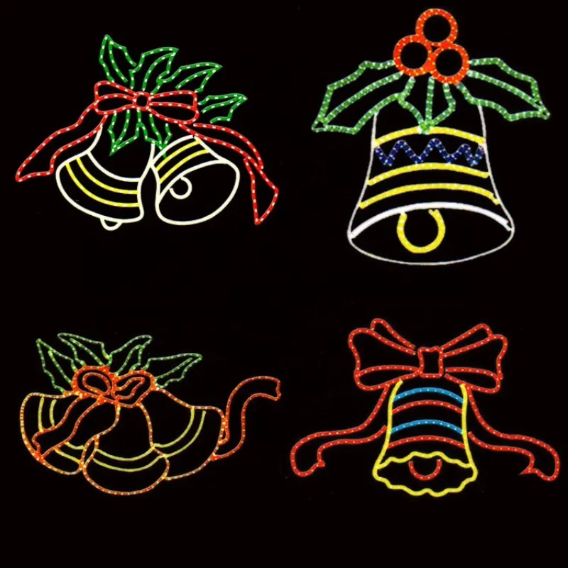 Street festival wedding music bell pattern multi-color