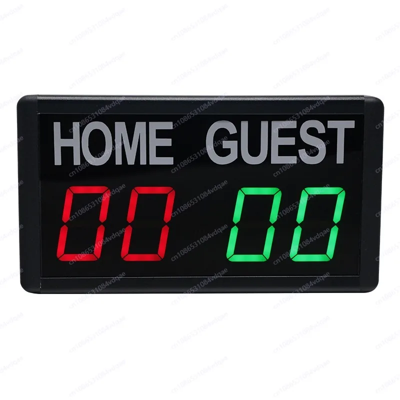 

Small electronic scoreboard, universal for billiards and basketball, home and away scoreboard display