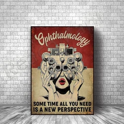 Ophthalmology Sometimes all you need is a fresh perspective Poster Decor Canvas Print Exclusive Gift