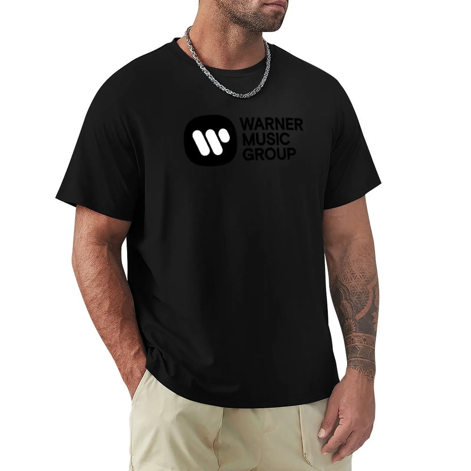 BEST SELLER Warner Music Group Merchandise T-Shirt Dry Fit Running Short Sleeve Top