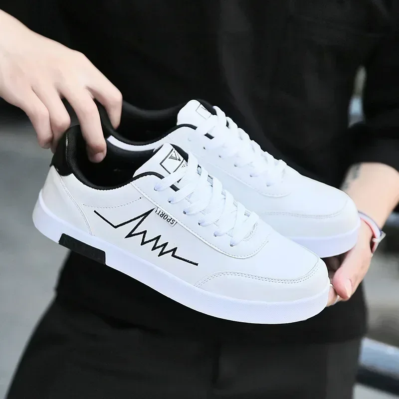 New Summer Men Sneakers Men's Board Shoes Vulcanized Cheap Flat Men Tennis Sneaker Chaussure Homme Casual Shoe 2024