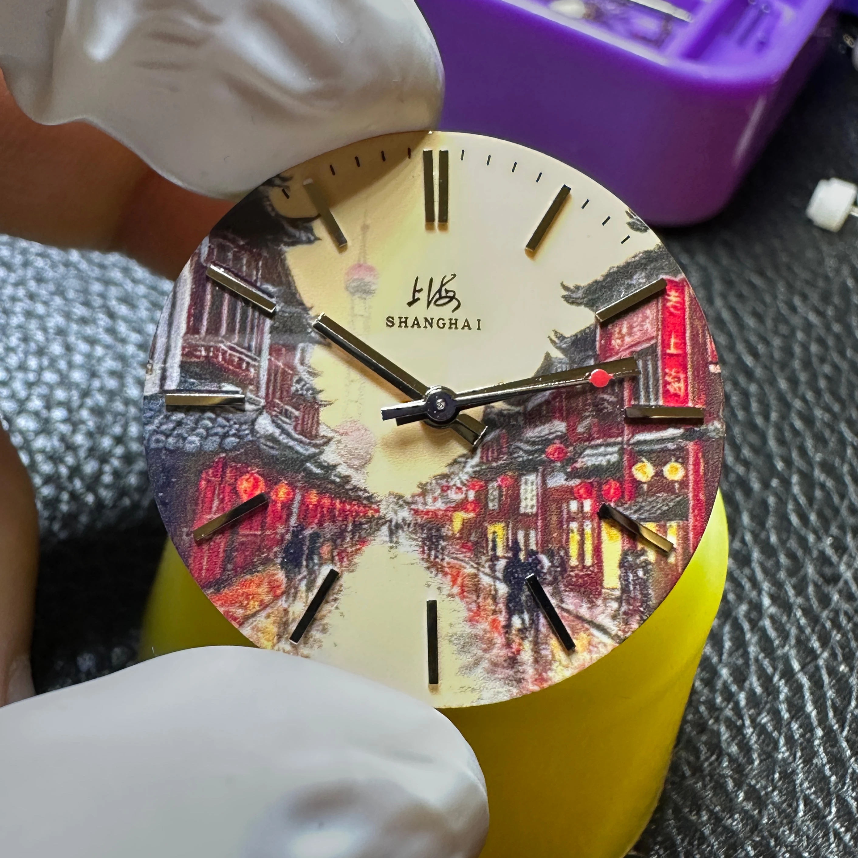 إكسسوارات الساعة قرص 29.2 ملم مناسب للحركة الميكانيكية اليدوية Shanghai 7120