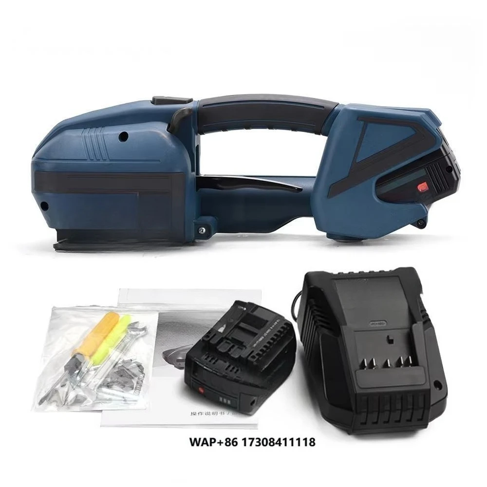Automatic Handheld Electric Strapping Machine Tool 4000mAh Capacity Banding Tools for Food Packaging Paper Pump Core Components