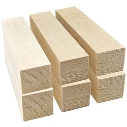 6 Stück Linde Schnitz blöcke für Holz Anfänger Schnitzen Hobby Kit DIY Schnitzen Holz