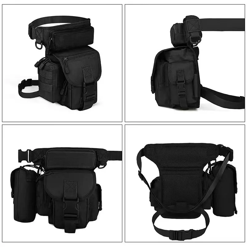 Waterproof Tactical Leg Bag Bicycle Motorcycle Pack Men Multifunction Thigh Backpack Outdoor Hiking Fishing Hunting Bag