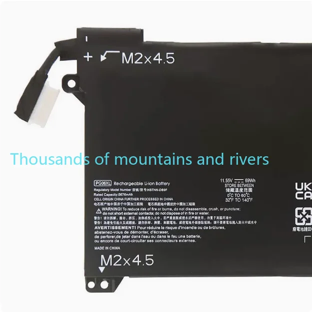 

Laptop Battery PG06XL For HP Omen 15-DH 15-DH0XXX 15T-DH000 15T-DH100 15-DH1010CA TPN-C143 HSTNN-DB9F L48431-2C1