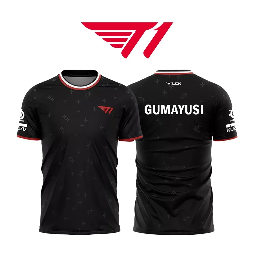 T1 Esports Club 2025 jugador legendario Liga de allenamiento الزي الرسمي camisa SKT T1 Faker Fan deportes camiseta Top regalo
