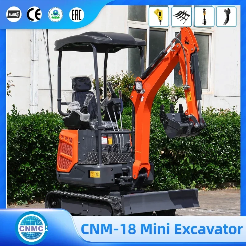 CNM-18 Mini Excavator Hydraulic Mechanical Excavator High-performance Customizable Made in China CE EPA Certified