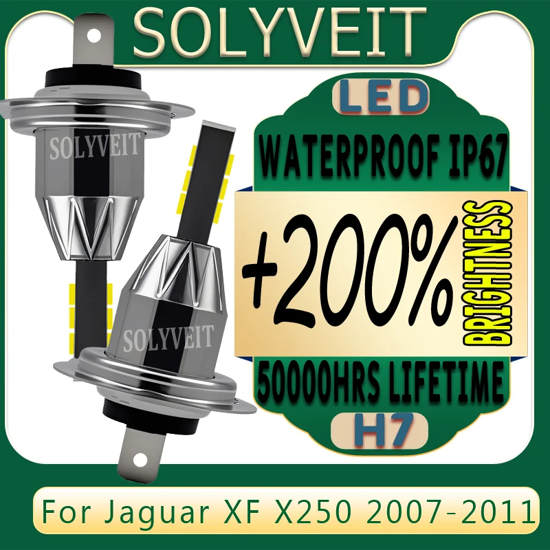 

High Lumen Energy Saving Dustproof Plug and Play Easy Install H7 477 LED Headlight For Jaguar XF X250 2007 2008 2009 2010 2011