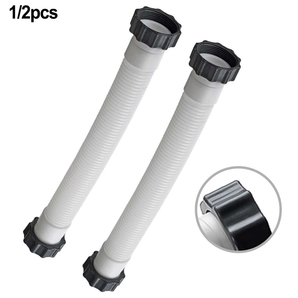 

=1/2pcs 16 Inch Pool=Sand Filter Pumps Hose 11535 Interconnecting Hose For Intex Swimming Pools Pump Replacement Accessories