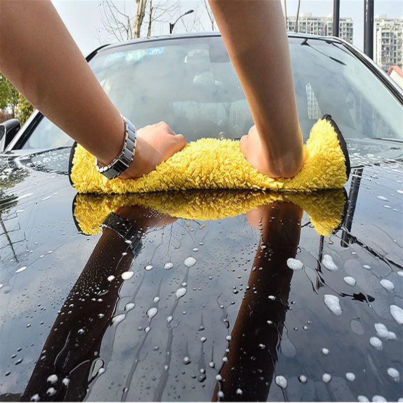 Car Wash Drying Drying 160x60cm Super Water Absorption Cleaning Towels Thickened Doube-sided Car Washing Cloth Auto Wash Tool