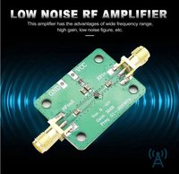 LNA 0.1-2000MHz 32dB RF Amplifier 9-12V 27mA Low noise used to amplify FM HF VHF UHF radio signals