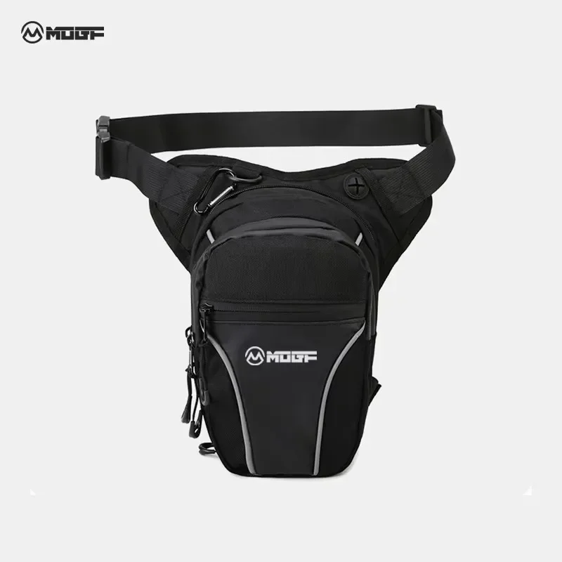 

New Motorcycle Drop Leg Side Bag Black Motorcycle Bag Hard Shell Outdoor Casual Waist Bag Motorbike Hip Bum Pack Bags K