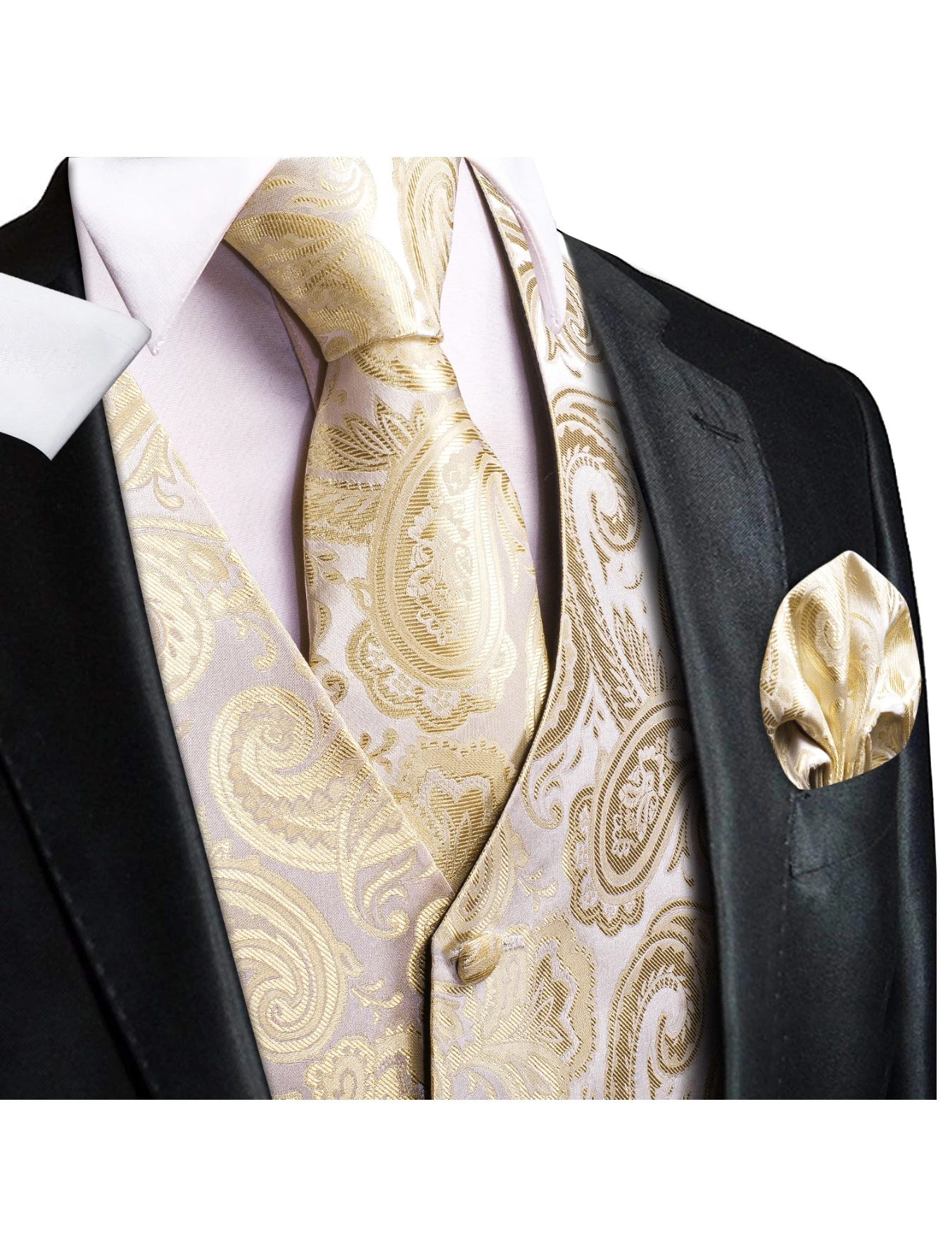 Set Rompi, Dasi, dan Sapu Tang - Pocket Square Set ulasan dan harga