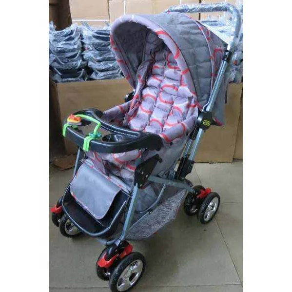 wholesale customize OEM umbrella 2 in 1 kids baby infant 0-3 years old light weight stroller pram with cushion and dinning plate