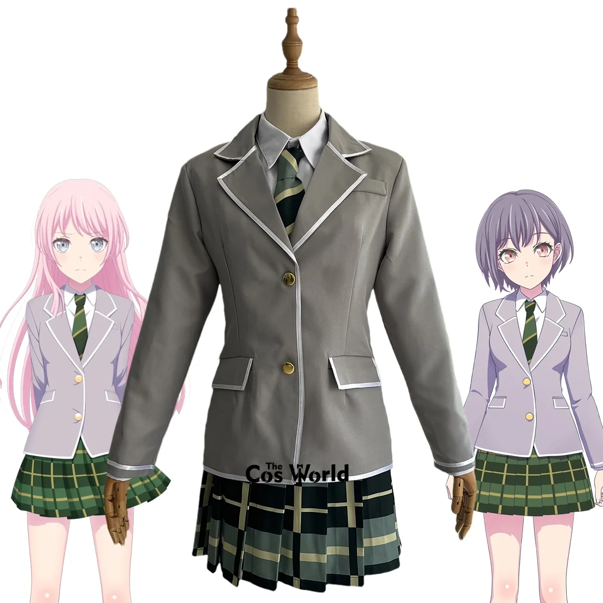 BanG Dream Haneoka Girls' High School MyGO Chihaya Anon First Year Winter Uniform Outfits Customize Anime Cosplay Costumes