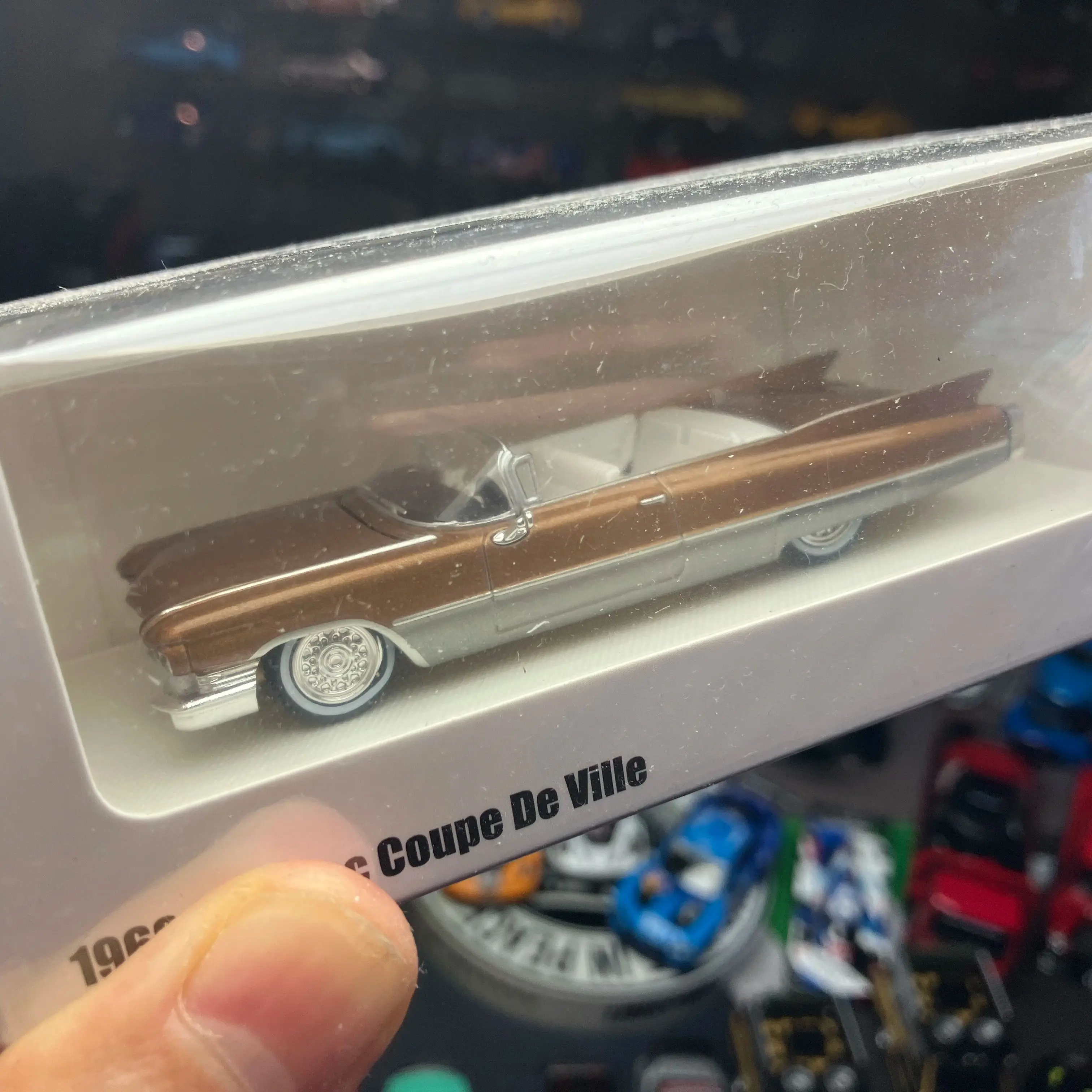 1/64 1960 Coupe De Ville Gold Diecast Scale Model Car Alloy