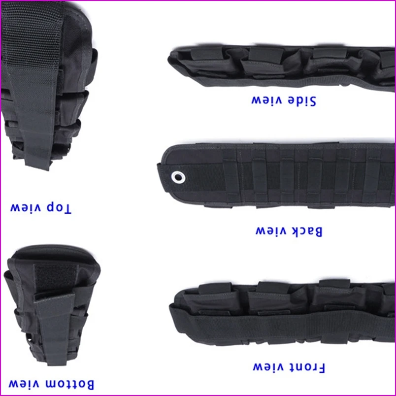 

4X2Kg Scuba Diving Side BCD Mount Nylon Weight Pocket with Assembling Grommet-A57M