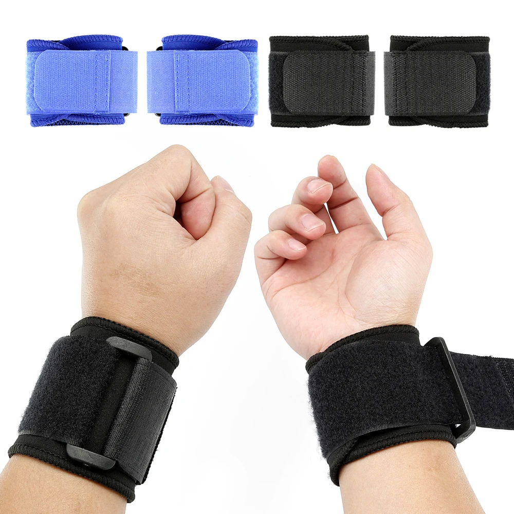 1Pair/2PCS Sport Wristband Adjustable Wrist Brace Wrap Support Gym Safety Protector Wrist Support Sports Safety