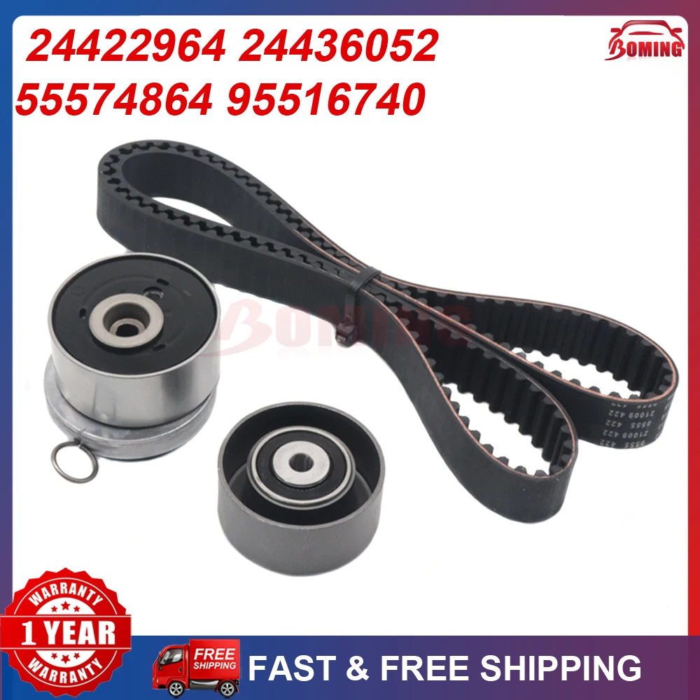 3PCS New Timing Belt Tensioner 24422964 24436052 55574864 95516740 For Chevrolet AVEO CRUZE ORLANDO OPEL ASTRA ZAFIRA