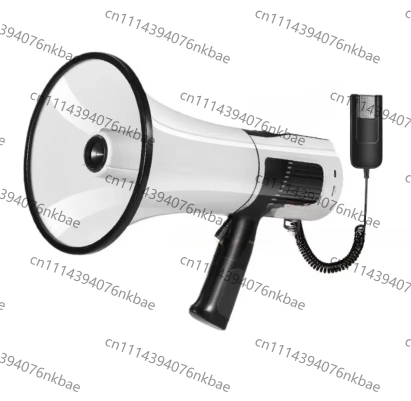 80W High Power Handheld Recording Megaphone, Portable Outdoor Loudspeaker for Hawking, Publicity & Announcement