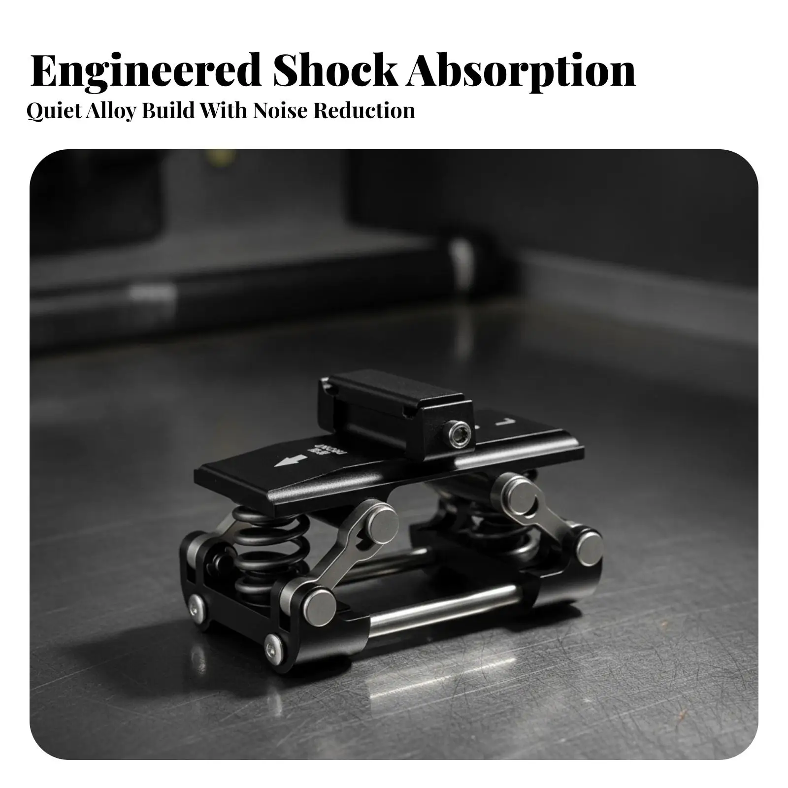 Bike Shock Absorber for Saddle with Hinge Linkage Arms for Smooth Damping Performance