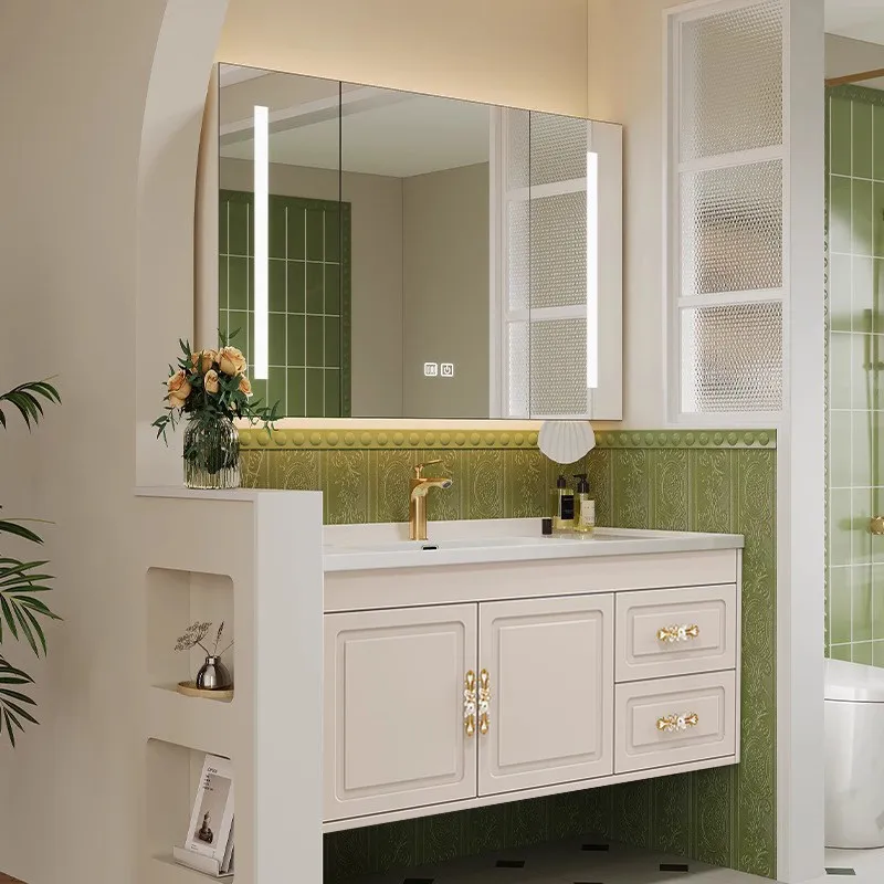 

Bathroom cabinet combination ceramic integrated basin, toilet sink, washbasin cabinet