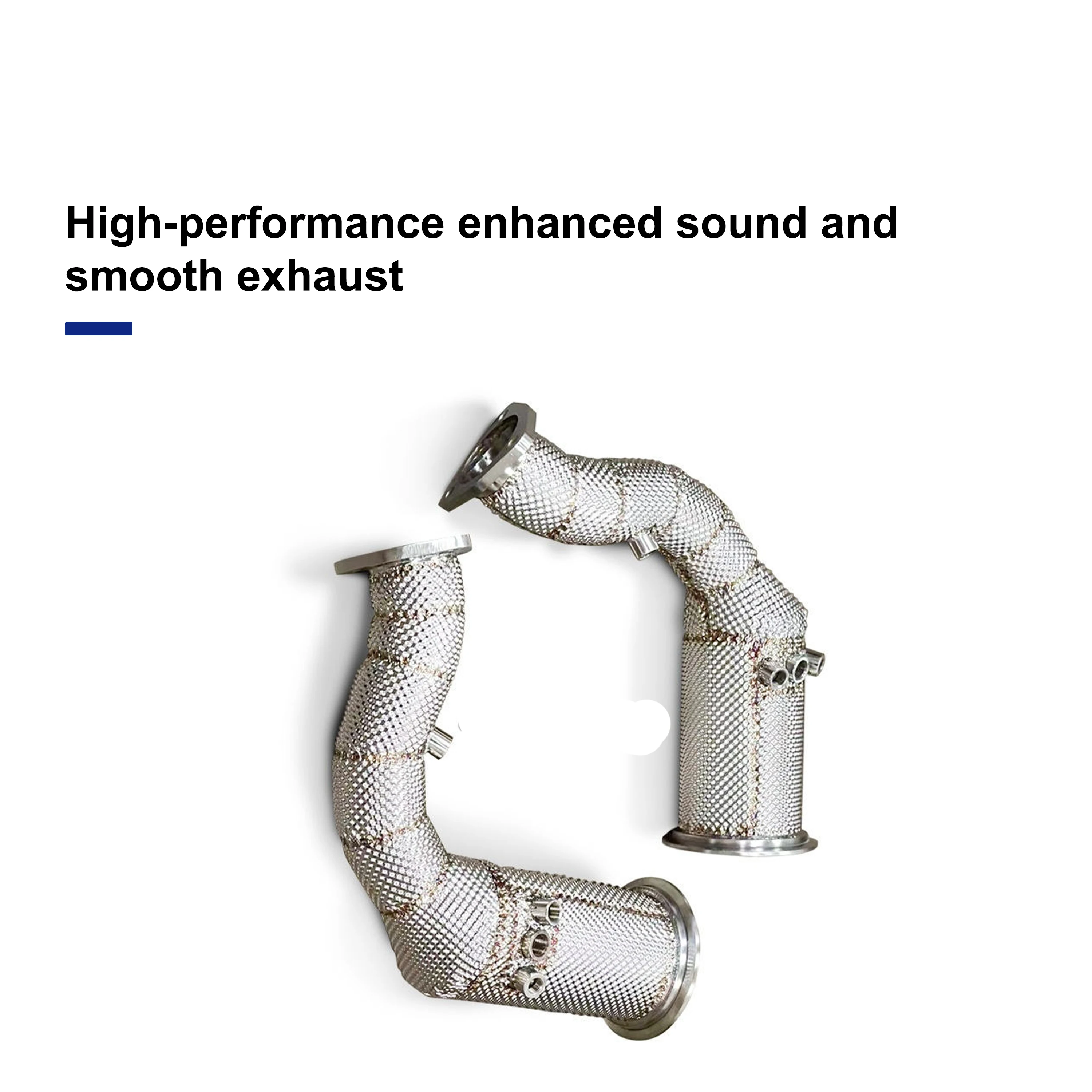Leistungsstarker Katalysator-Downpipe für Porsche Cayenne Turbo GT 4.0T 2022-2026 Direktverkauf ab Werk Leistungssteigerung – Detail 5